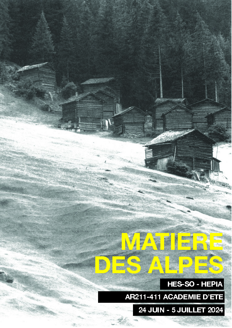 AR211-411 Academie d'été - matière des Alpes